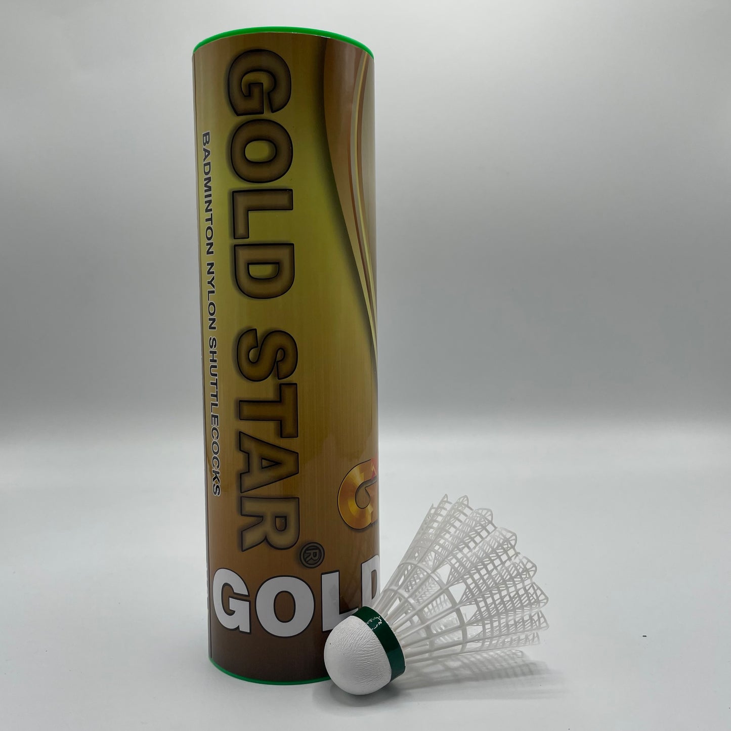 Goldstar Gold Badminton Nylon Shuttle- Badminton Shuttle - Nylon -Shuttle - white Shuttle