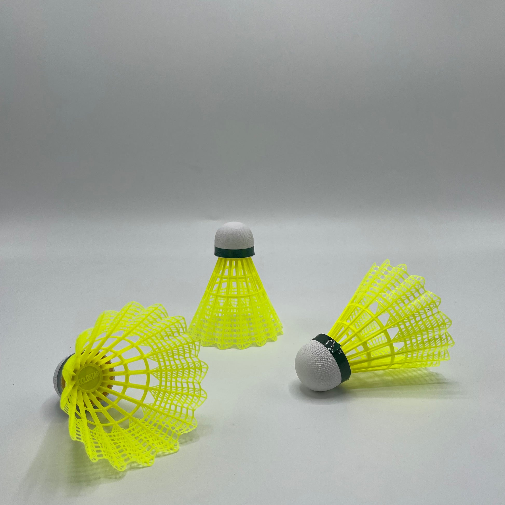 Heat X Badminton Nylon Shuttle- Badminton Shuttle - Nylon -Shuttle - Yellow Shuttle