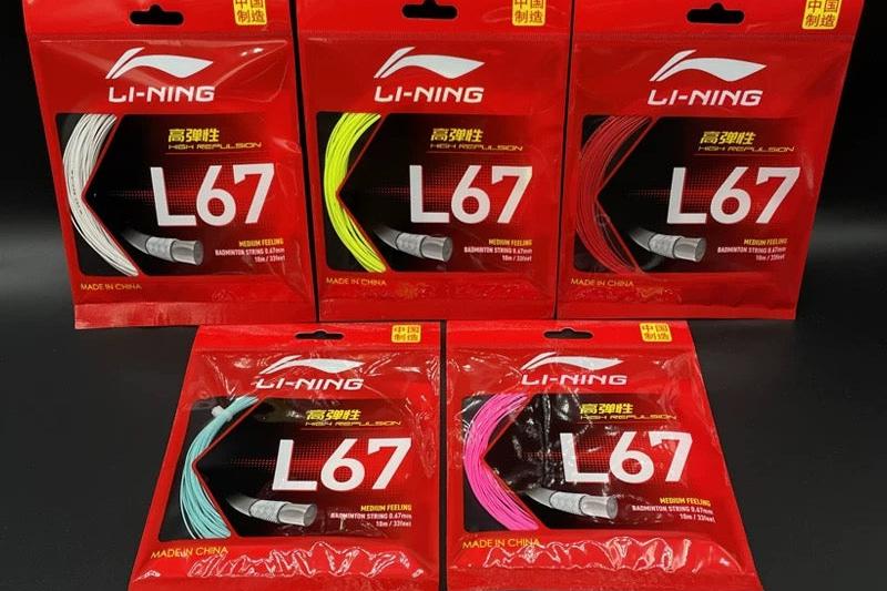 Li-ning L67 Original Badminton String- badminton-badminton strings-badminton Gutt-strings-gutt-racket strings-racket gutt