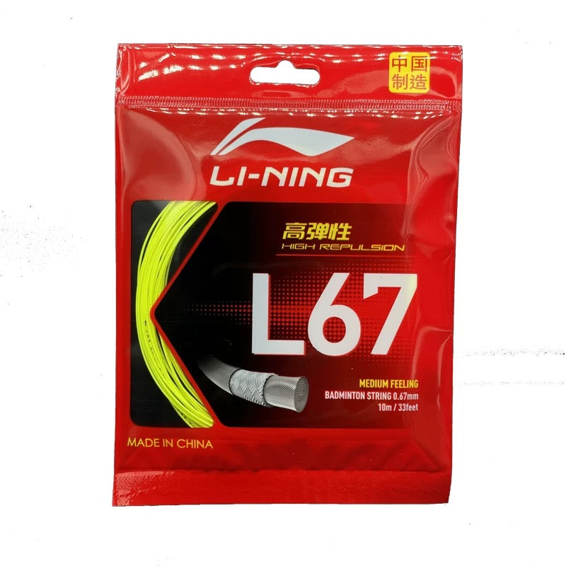 Li-ning L67 Original Badminton String- badminton-badminton strings-badminton Gutt-strings-gutt-racket strings-racket gutt