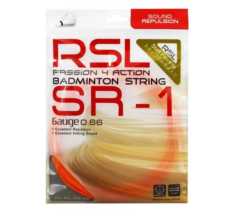 RSL SR-1 Original Badminton String - badminton-badminton strings-badminton Gutt-strings-gutt-racket strings-racket gutt