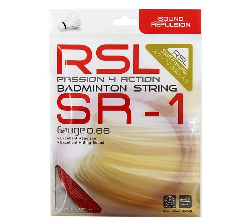 RSL SR-1 Original Badminton String - badminton-badminton strings-badminton Gutt-strings-gutt-racket strings-racket gutt