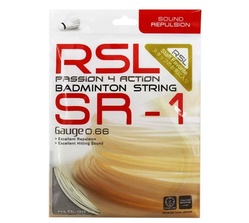 RSL SR-1 Original Badminton String - badminton-badminton strings-badminton Gutt-strings-gutt-racket strings-racket gutt