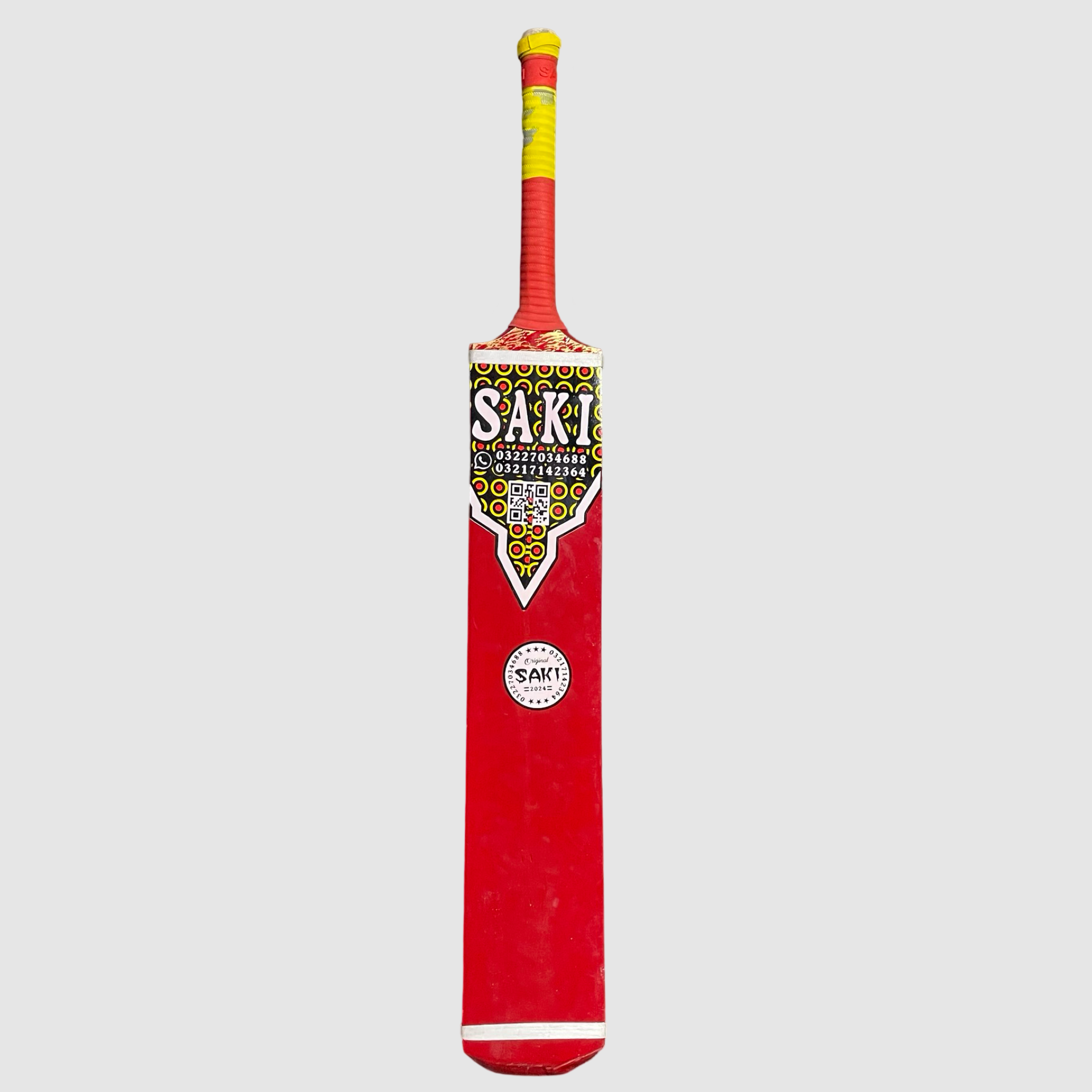 Saki Orignal Coconut Tapeball Cricket Bat