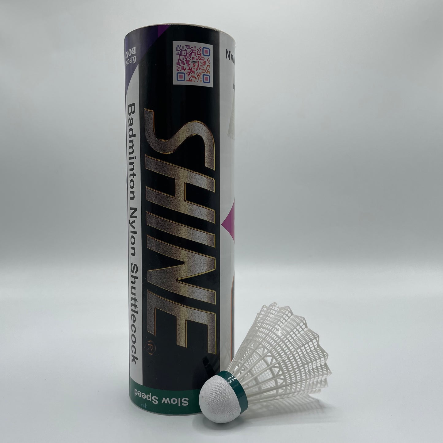 Shine Badminton Nylon Shuttle- Badminton Shuttle - Nylon -Shuttle - White Shuttle