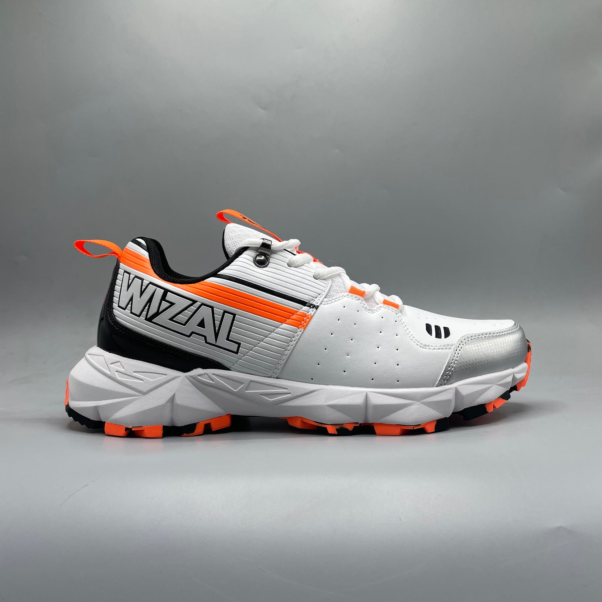 Wizal Strike cricket grippers - Orange - price of wizal strike in pakistan - cricket shoes - cricket grippers - wizal strike