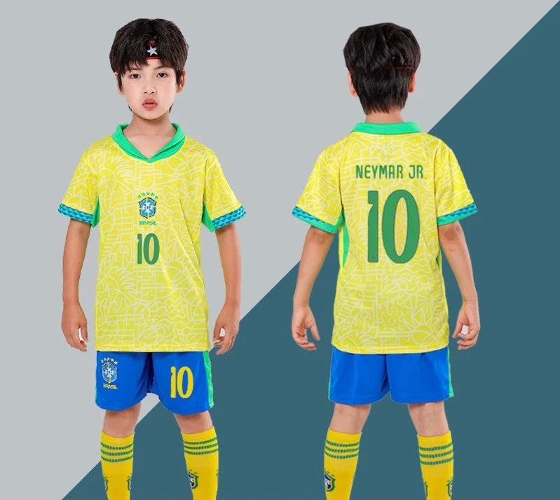 Brazil Football Kit - Kids