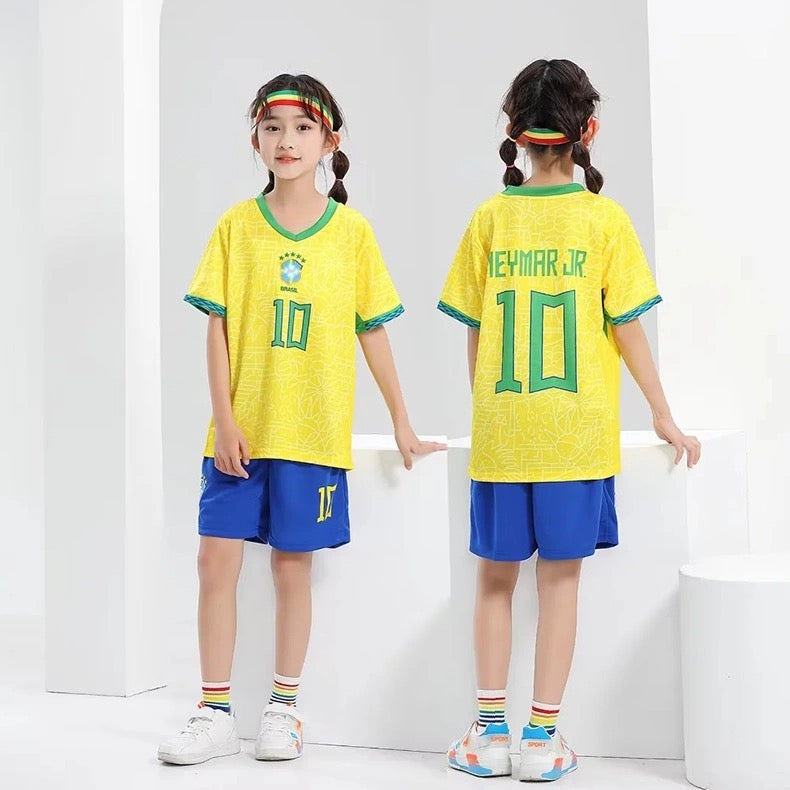 Brazil Football Kit - Kids